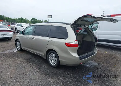 2015 Toyota Sienna Xle 8 Passenger from USA, damaged, VIN 5TDYK3DC5FS622991